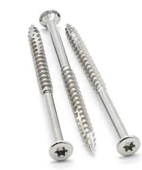 Custom Stainless Steel 304 Torx Drive Countersunk Head Wood Screw