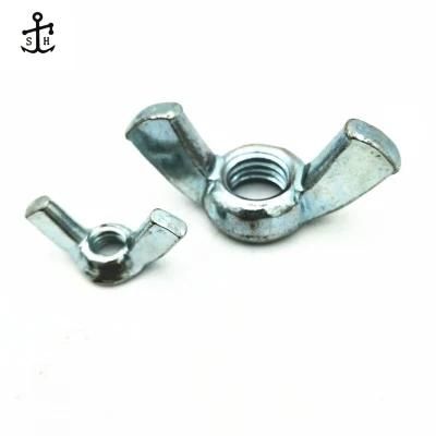 JIS B 1185 Chinese Manufacturer M4 Carbon Steel Zinc Plated Butterfly Wing Nut Made in China