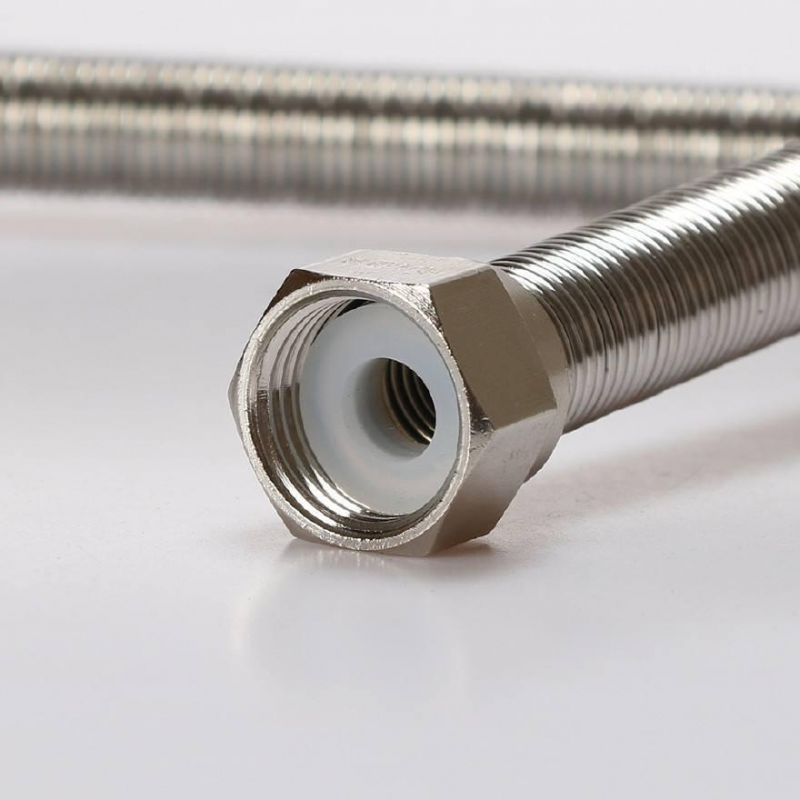 Heat Resistant Flexible Metal Hose Stainless Steel Braided PTFE Corrugated Tube
