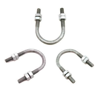High Strength Low Price 304 316 Stainless Steel Square U-Bolt
