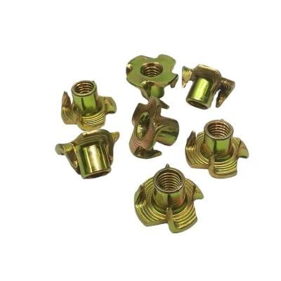 High Quality Hot Sale Furniture Four Claw Nut, Four Claw Tee Nut, Four Prongs Tee Nut DIN1624