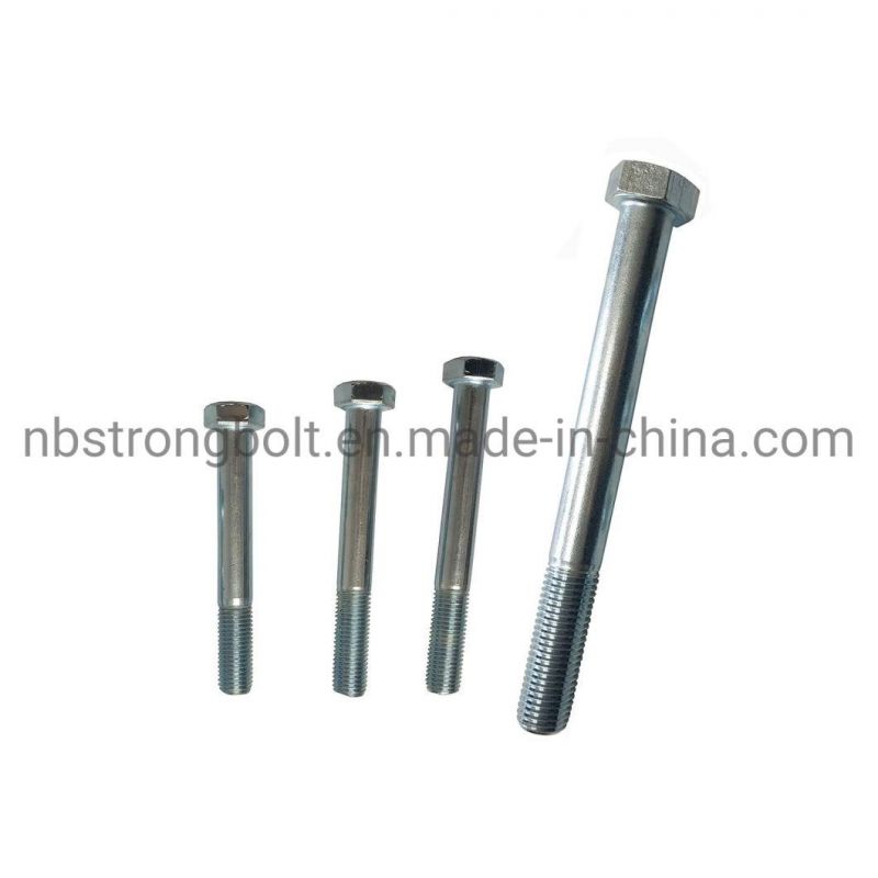 10% off DIN931 -8.8 Hex Bolt with Zinc