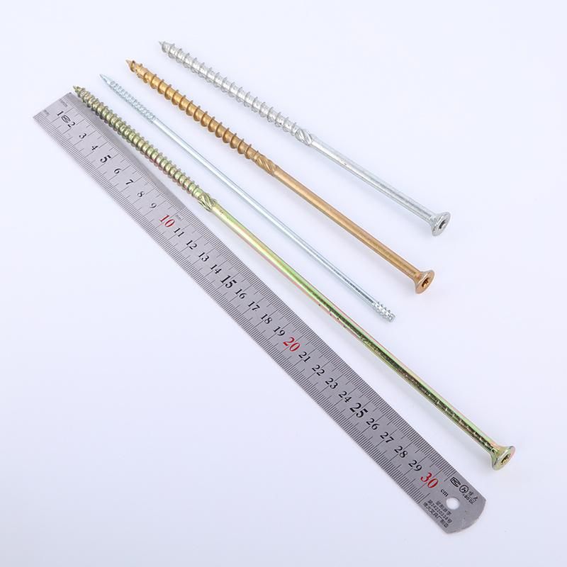 Carbon Steel Countersunk Head Chipboard Deck Screws with Serration Middle