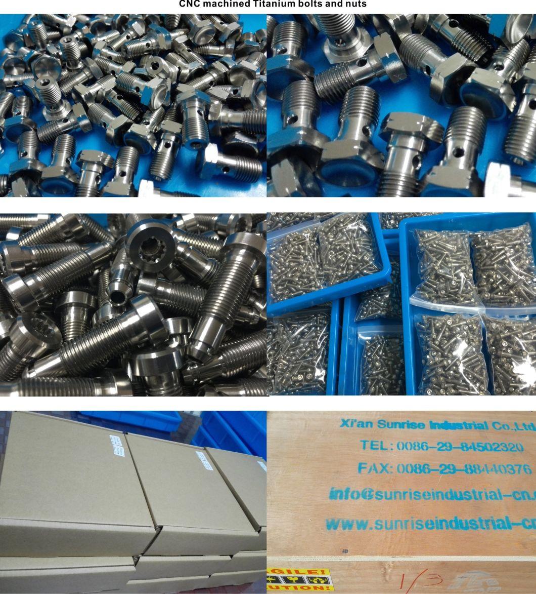 DIN933 Corrosion Resistance Hex Head Titanium Bolt in Stock