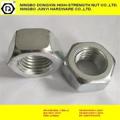 Zinc Plated DIN934 Hex Nut Fasteners