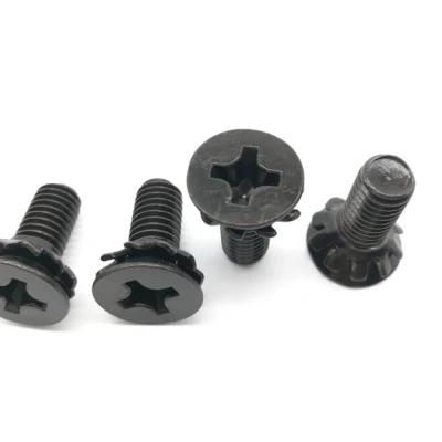 Ppap Level 3 Phillips Flat Head External Tooth Lock Washer Sems Screw