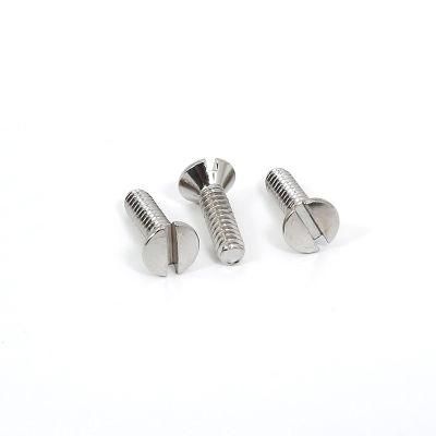 1/8 3/16 7/32 BS 450 Inch Size Slotted Flat /Countersunk Head Machine Screws