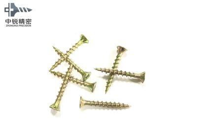 3.5X15mm Phillips Countersunk Head Bright Yellow Zinc Plated Chipboard Screw