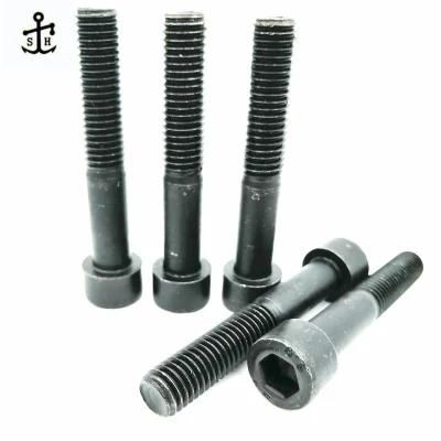 Black Zinc M10X60 Metric 8.8 Socket Head Screws DIN 912 / ISO 4762 Cylinder Screw with Hexagon Socket Made in China