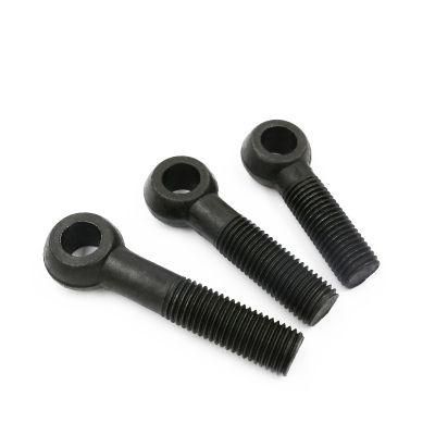 4.8 / 5.6 / 5.8 / 6.8 / 8.8 / 10.9 / 12.9 Grade Carbon Steel Black Oxide PTFE M4 Shouldered Lifting Eye Swing Bolt Screws DIN444