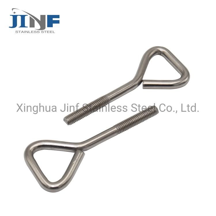 China Factory Stainless Steel L J S Hook Bolt