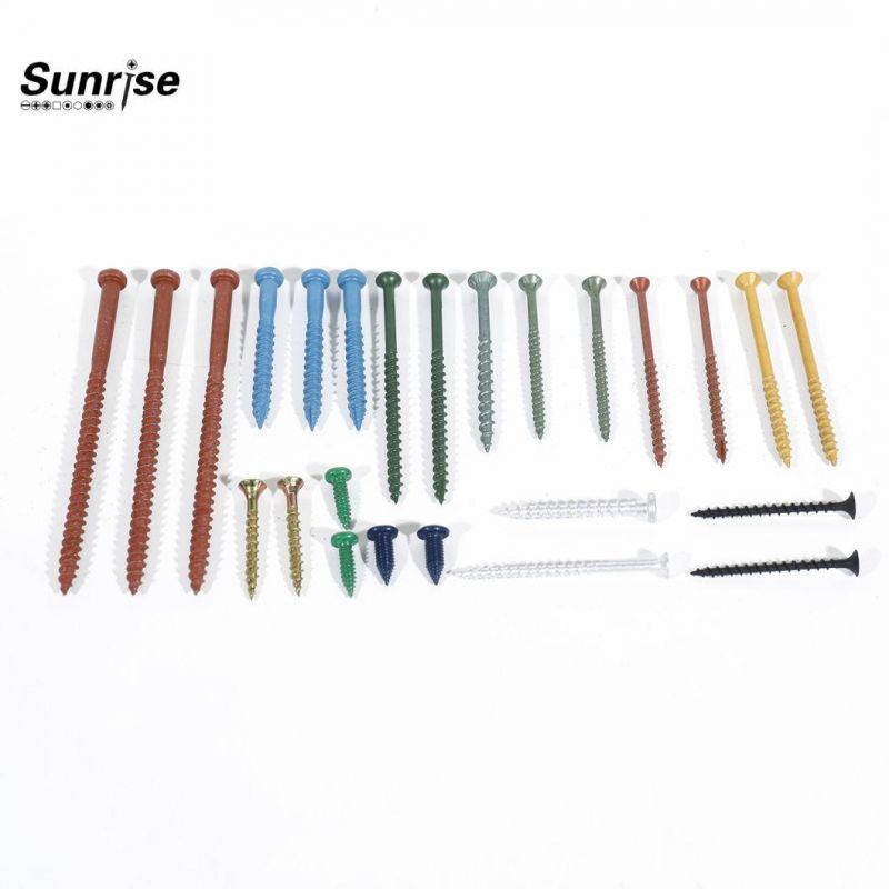 Factory Fastener Supply DIN7505A Carbon Steel Chipboard Wood Screw