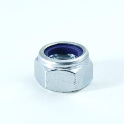 Stainless Steel Galvanized Carbon Steel Hex Nylon Insert Lock Hex Nut