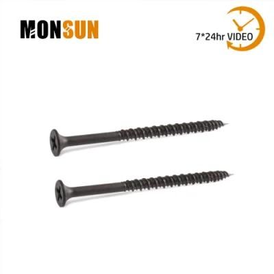 Black Phosphate Coated Phillips Drive Bugle Head Hi-Low Thread Drywall Screws/Fermacell Screw/Plaster Fibreboard Screw