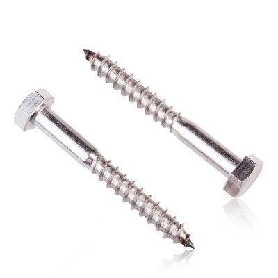 Stainless Steel 304 Outer Hexagon Head Self Tapping Drilling Screws Lag Screw GB71-85