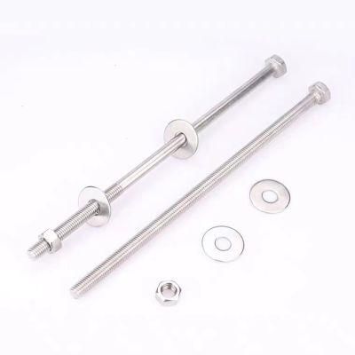 Factory Bolts Nuts Washers Customize Commission Long Hex Hexagon Cap Carriage Bolt