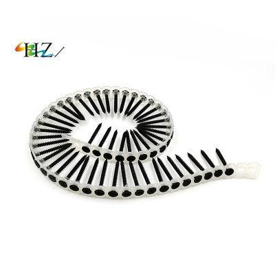 Factory Sale Plastic Collated Black Drywall Screw