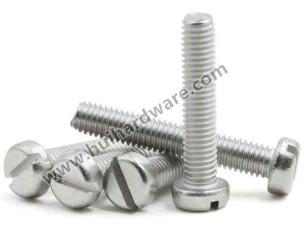 DIN84/ISO1207/GB65 Slotted Cheese/Pan Head Screws