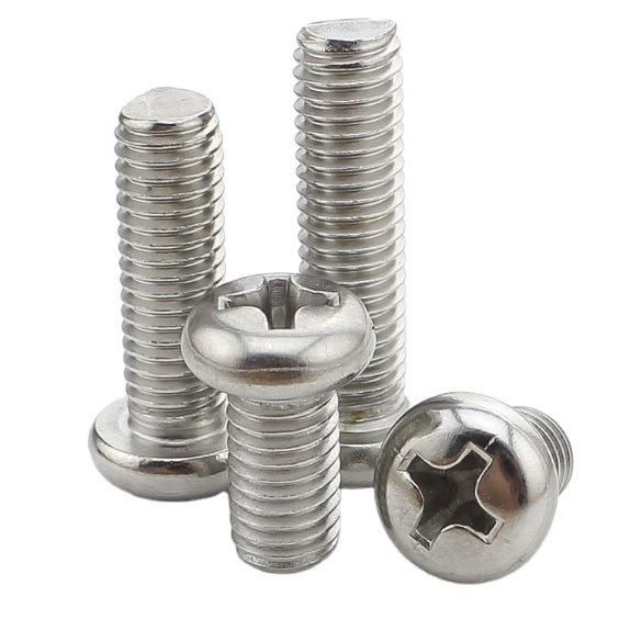 Grade 4.8 Phil Pan Head Machine Screw Zinc Plated