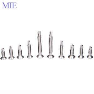 Stainless Steel 304 Ccountersunk Self Drilling Screw (#6-20X5/8)