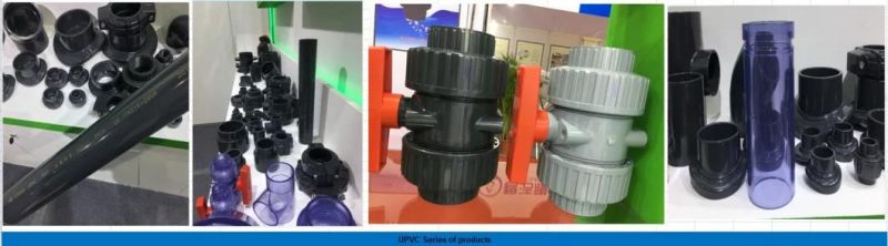 UPVC Clear 90 Degree Elbow for Water Treatment with High Quality by Hzvode