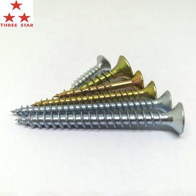 Congo Angola Zambia Market/High Grade Chipboard Screw Double Flat Csk Head Pozidrive in Tiawan