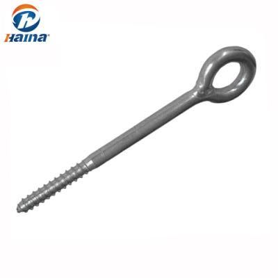 Stainless Steel Wood Threaded Eye Screw, Stainless Steel/Carbon Steel Lag Eye Screw
