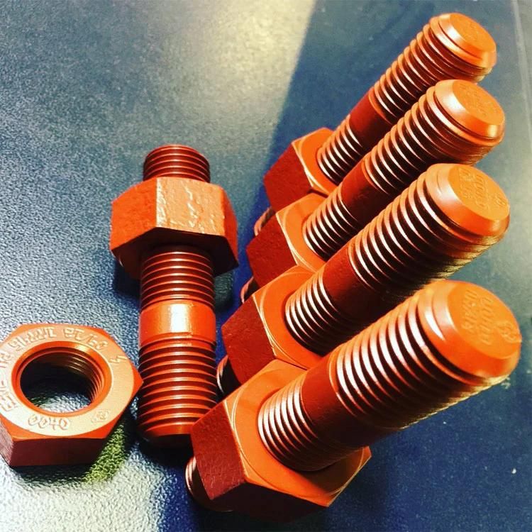ASTM A193 B7 2h Stud Bolt and Nut with API 20e Monogram