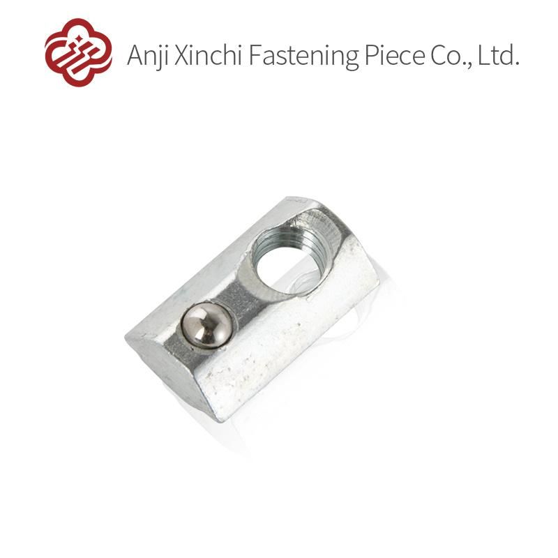 Hardware Fastener T Nut with Spring Loaded Ball