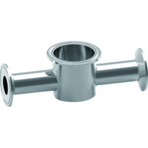 Sanitary Stainless Steel Clamped/Welded Short Reducing Cross