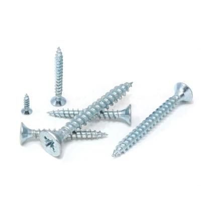 Chipboard Screws Pozi Double Flat Head (CSK) Zinc Plated Screws