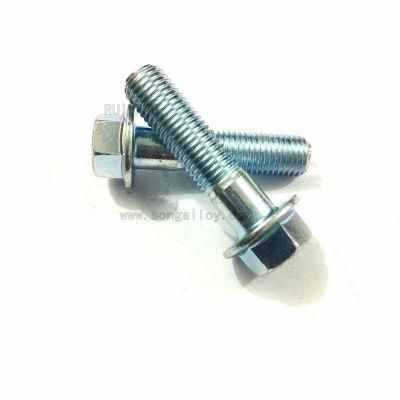 Gr5 Titanium Products Fasteners GB5787/5789 Hex Head Flange Bolts