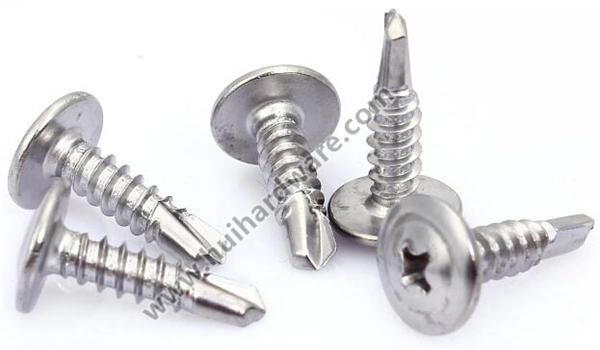 Stainless Steel Cross Recessed Truss Washer Head Self Drilling Screws