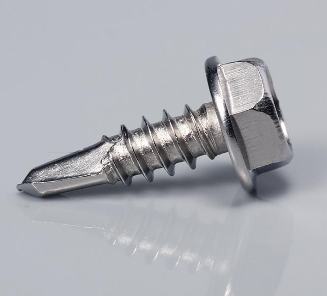 DIN 7504 304 316 Stainless Steel Hexagonal Head Self Drilling Screws