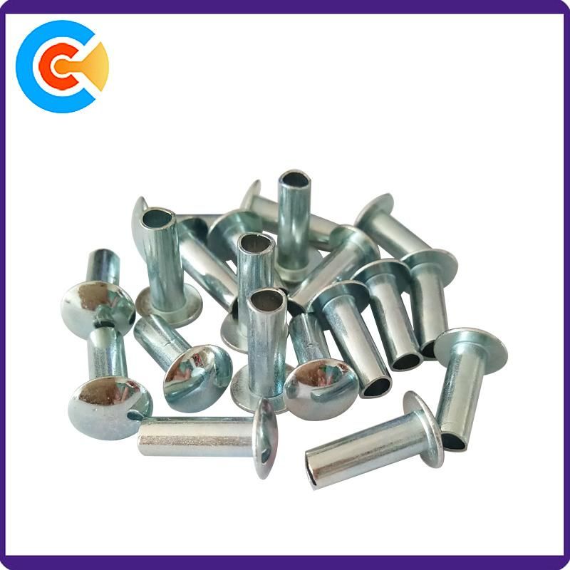 Steel Zinc Plated Mushroom Head Plain Rivet Nut