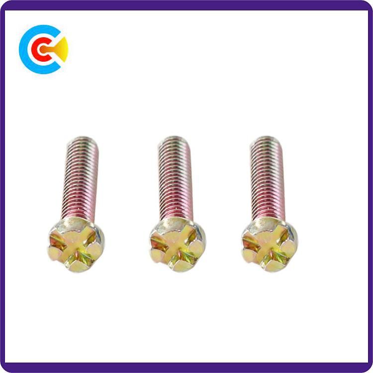 GB/DIN/JIS/ANSI Carbon-Steel/Stainless-Steel 4.8/8.8/10.9 Galvanizeddouble V Head Screw for Building