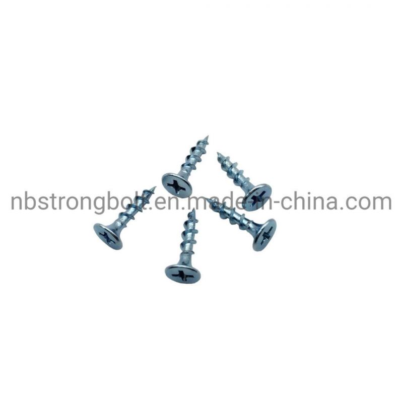 Phil Bugle HD Coarse Thread Drywall Screw Zinc Plated #6X1"