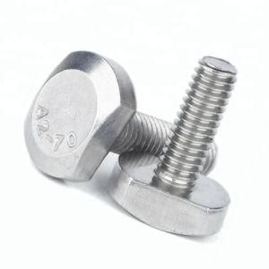 M6 M10 Stainless Steel T-Head Bolts with Square Neck DIN186