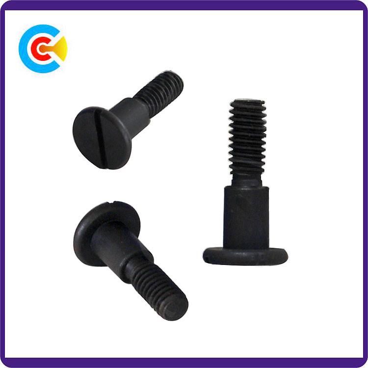 DIN/ANSI/BS/JIS Carbon-Steel/Stainless-Steel M5 Round Flat Non-Standard Head Screws for Building