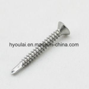 Countersunk Head Self Tapping Self Drilling Screw Color Zinc Plated