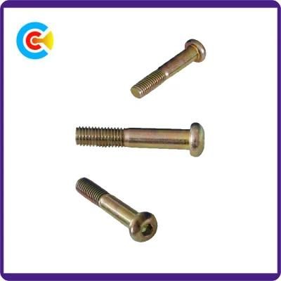 DIN/ANSI/BS/JIS Carbon-Steel/Stainless-Steel Pan/4.8/8.8/10.9 Galvanized Inner Hexagon Socket Screw for Building