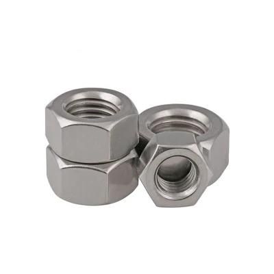 OEM Customized and Standard Size A2 A4 M12 M16 M8 M64 M32 SS304 SS316 Stainless Steel Hexagon / Hex Nut DIN934