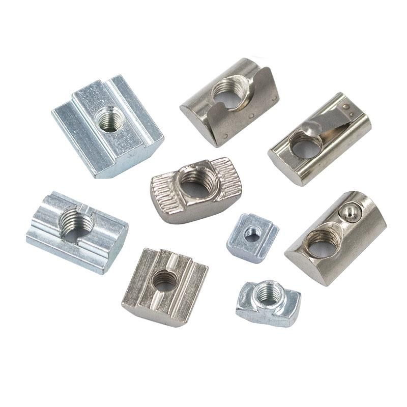 Hexagon Nylock Lock Nuts Manufacturers Hex Nut Fastener Stainless Steel Factory Direct Supply Hexagon Nut