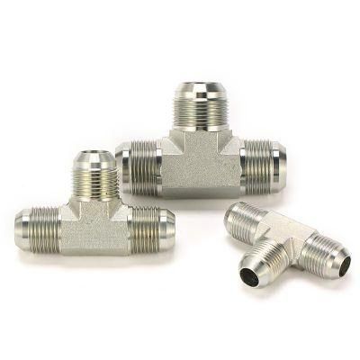 High Quality Hydraulic Adapter Stainless Steel Tee Hose Adapter