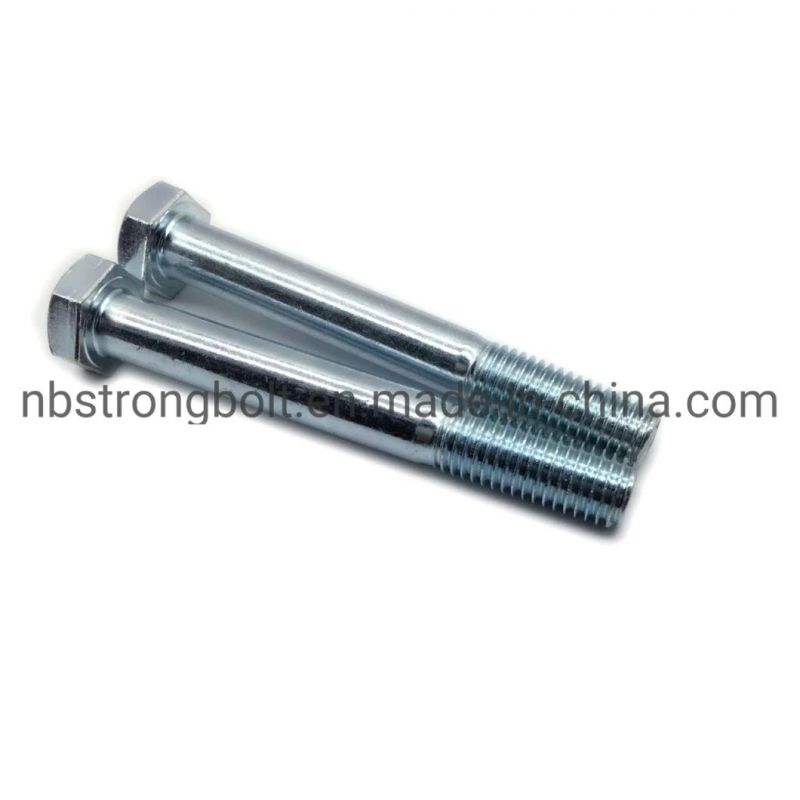 DIN931-8.8 Screw Hex Bolt with Zinc Plated