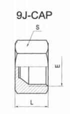 High Quality Jic 74° Female Plug Hydraulic Hose Fittings Carbon Steel Adaptors
