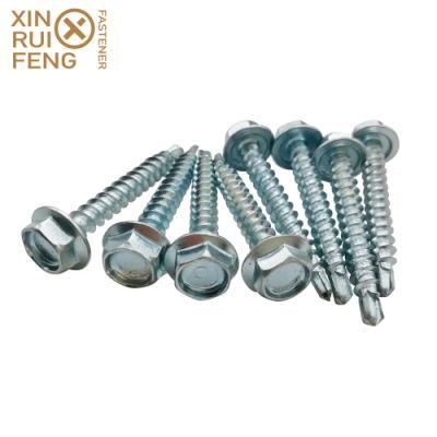 Round DIN Bulk and Box Package Dacromet Self Drilling Screw