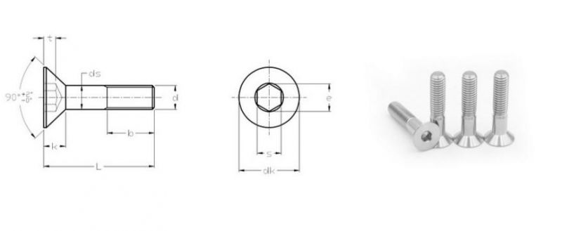 GB/T70.3 Hexagon Socket Countersunk Head Screws