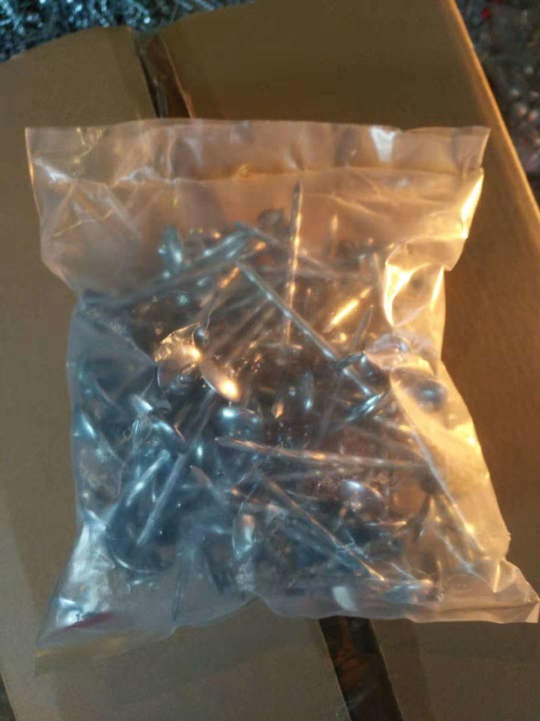 Twisted Shank Umbrella Head Galvanized Roofing Nails with Rubber Washer