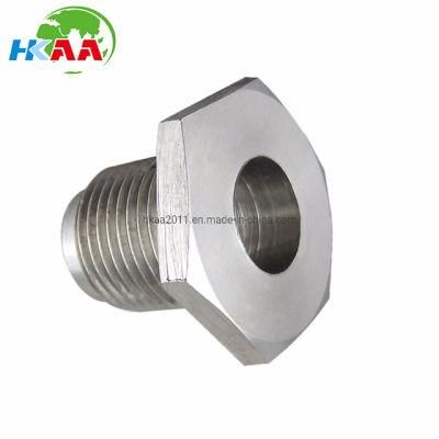 Custom CNC Machining Screws Metal Compression Fitting Hex Screw Nut
